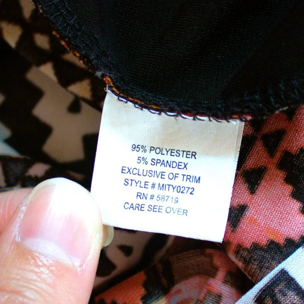 Notations | Multi Pattern Short Sleeve Top - Picture 5 of 6